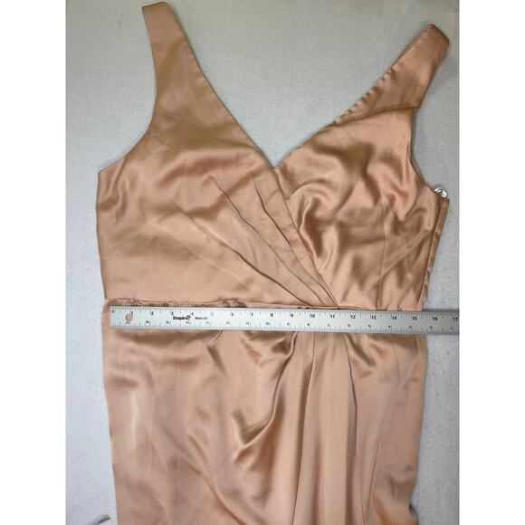 AFTER SIX High Neck Halter Backless Maxi Dress in Desert Rose. Size 8. NWOT - Picture 9 of 10